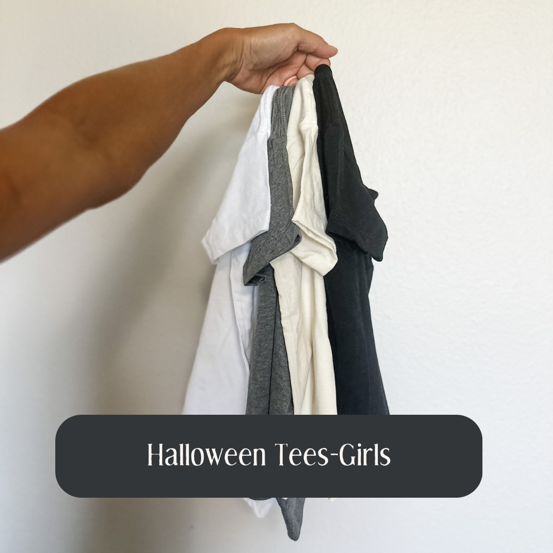 Halloween Tees-Girls