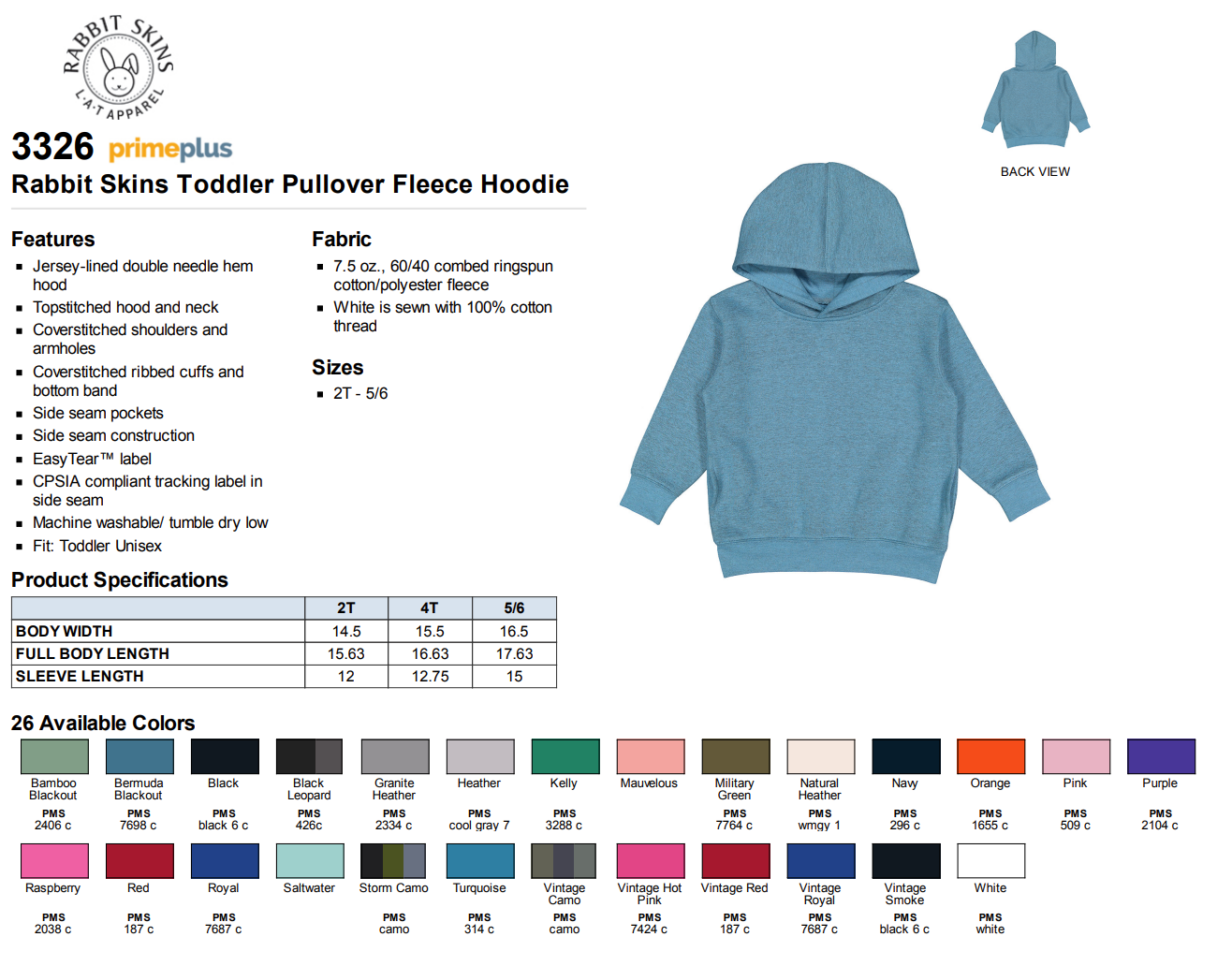 Youth & Toddler Hoodies (3 Color Options)